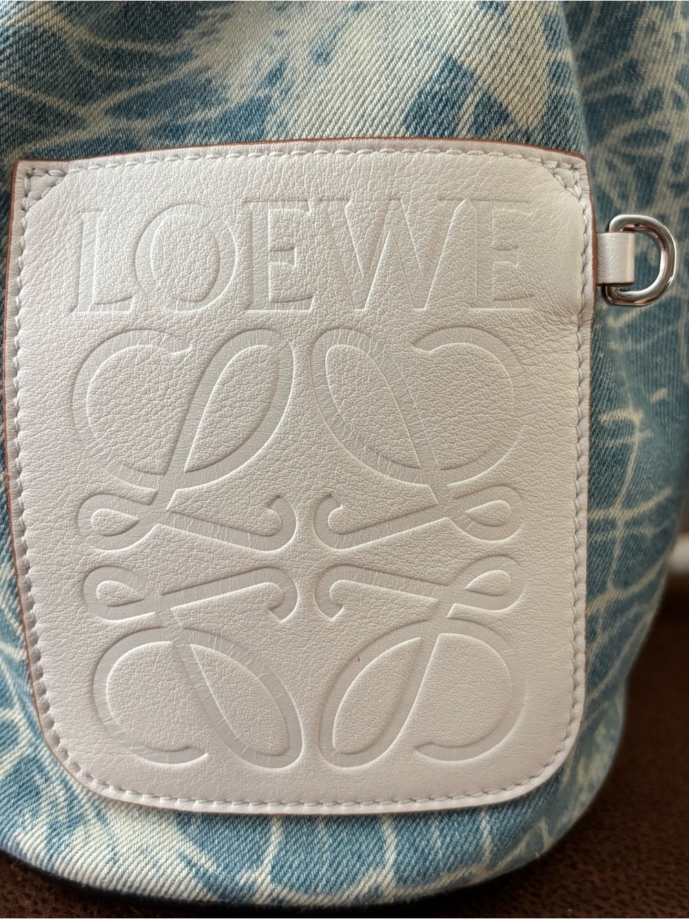 Loewe Mermaid Denim Drawstring Bucket - Picture 2 of 12